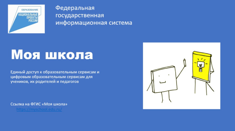 Информация для родителей о регистрации во ФГИС "Моя школа"..